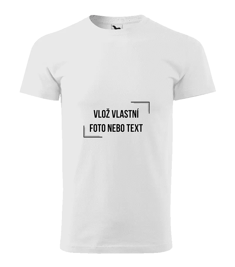 Vlastný návrh Pánske tričko Malfini Basic