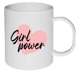 Plastový hrnček Girl power