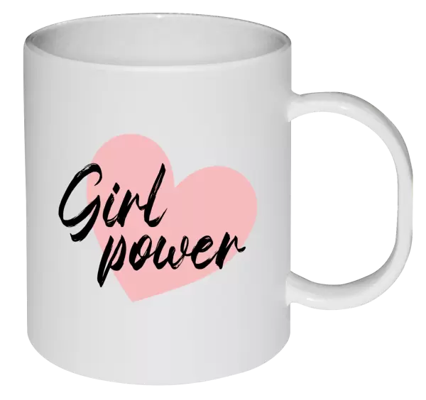 Plastový hrnček Girl power